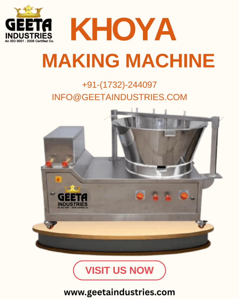 khoya making machine