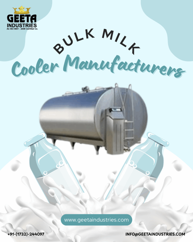 Bulk Milk Cooler Manufacturers