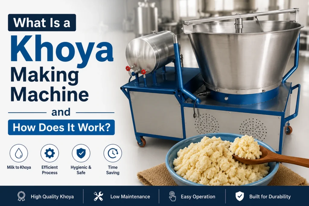 Khoya Making Machine